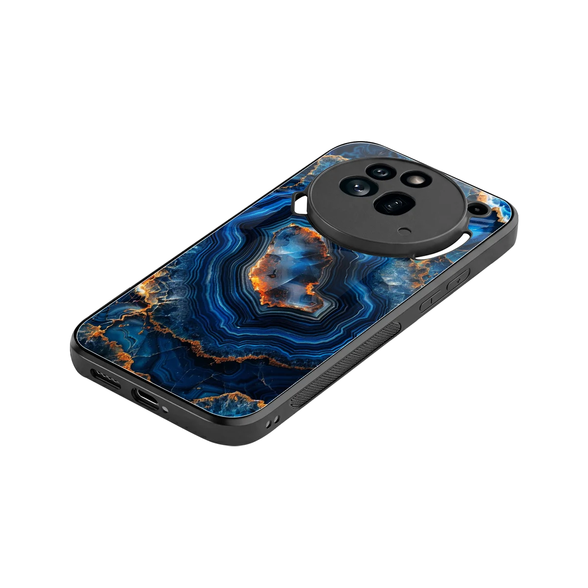 Sapphire Granite stylish phone case for nothing phone 3a pro | glossy glass and slim fit