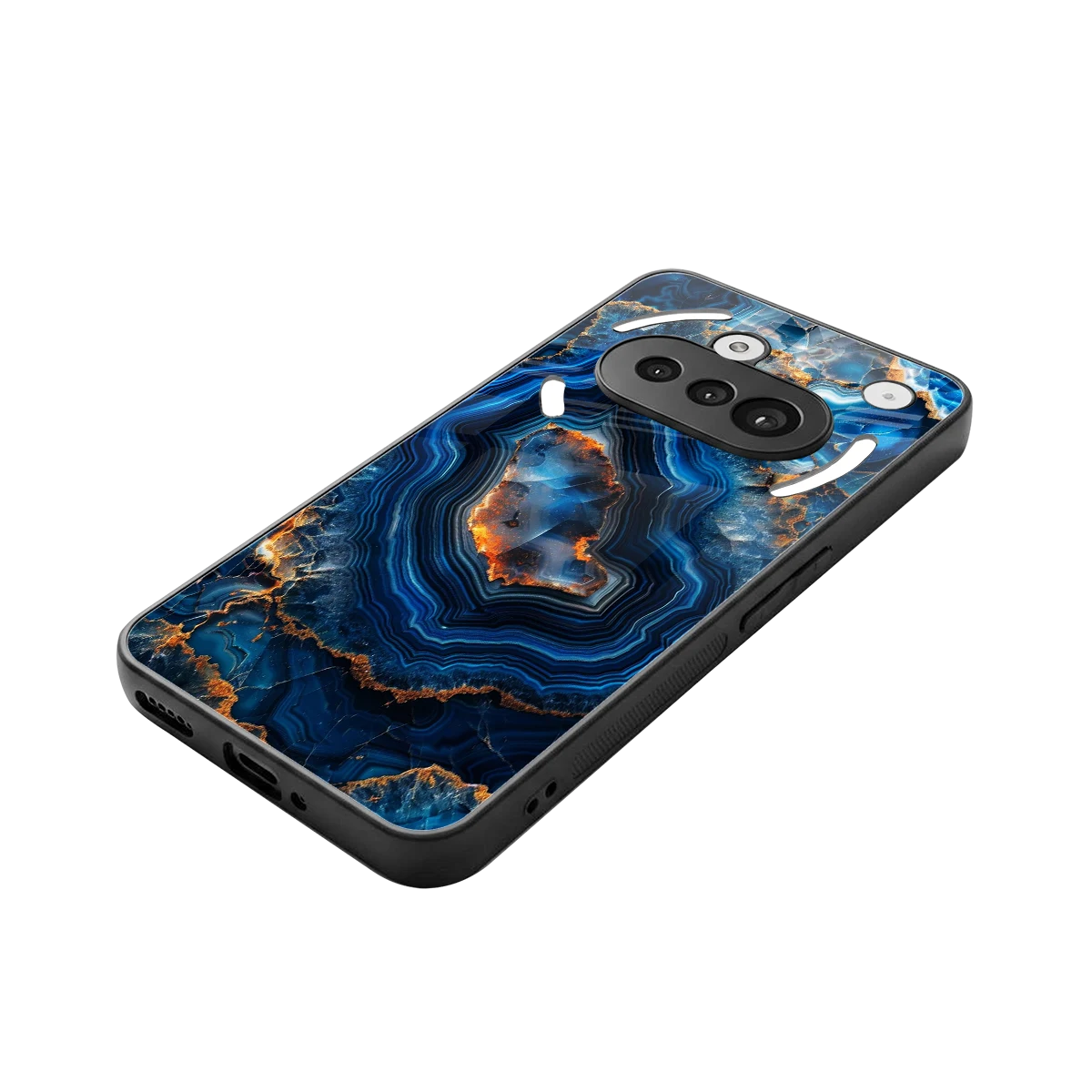 Sapphire Granite stylish phone case for nothing phone 3a | glossy glass and slim fit