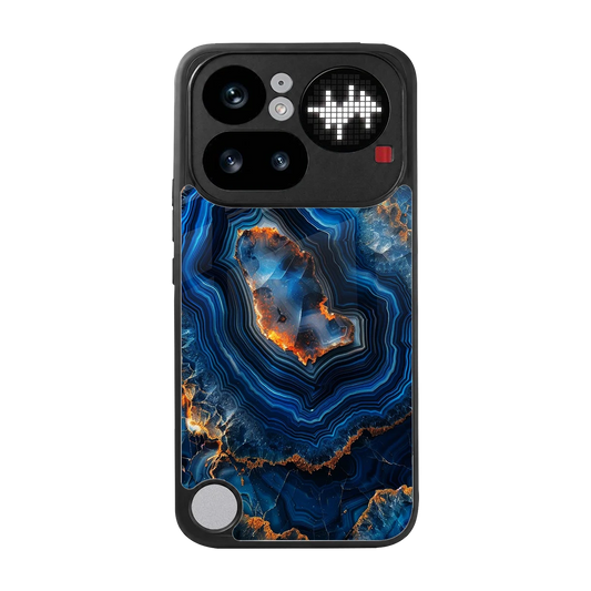 Sapphire Granite back phone cover | glass case for nothing phone 4a pro