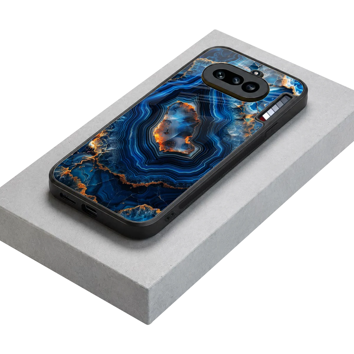 Sapphire Granite stylish phone case for nothing phone 4a | glossy glass and slim fit