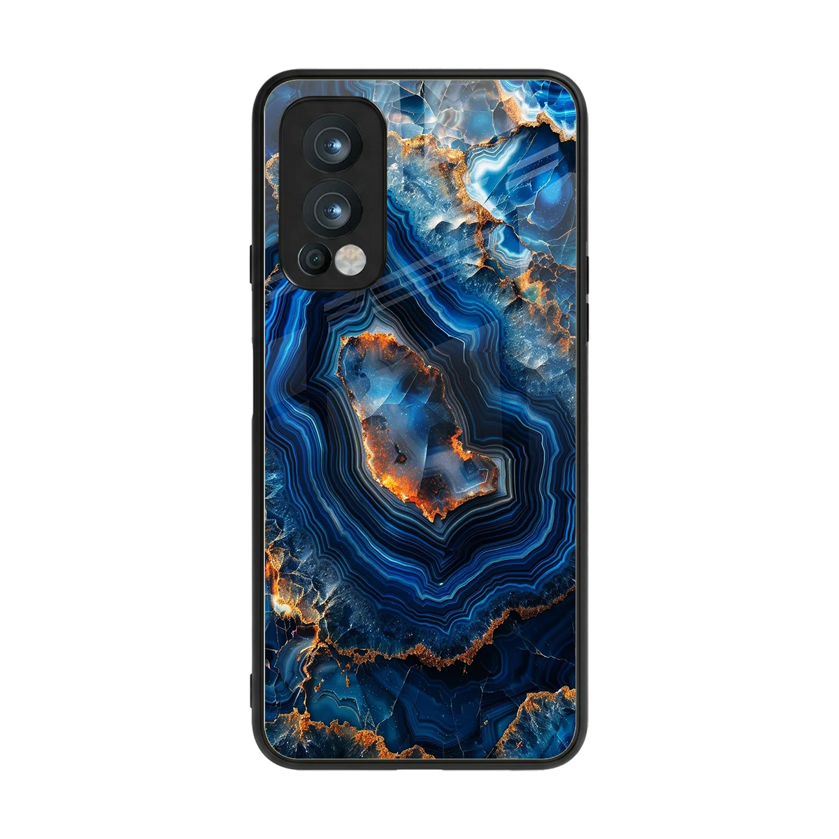 Sapphire Granite back phone cover | glass case for oneplus nord 2