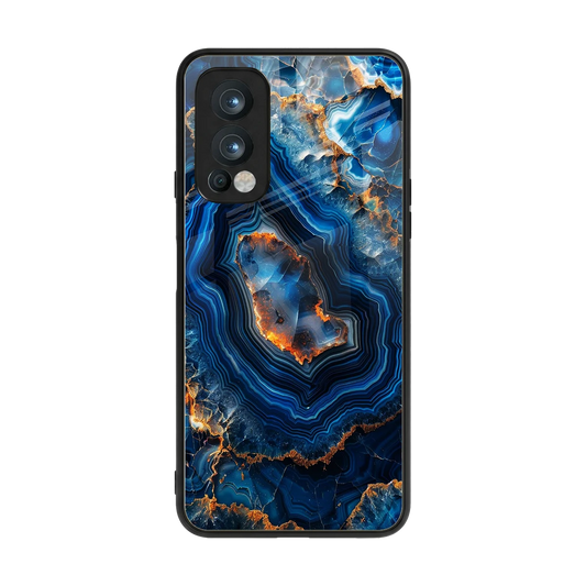Sapphire Granite back phone cover | glass case for oneplus nord 2