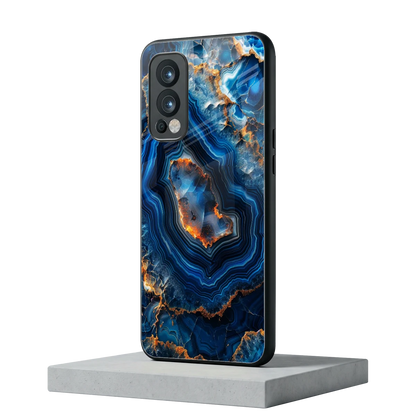 Sapphire Granite oneplus nord 2 mobile cover | shockproof glass phone case