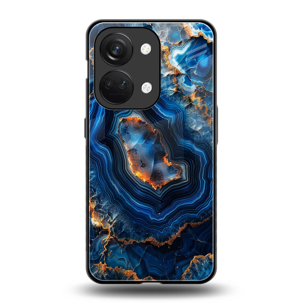 Sapphire Granite back phone cover | glass case for oneplus nord 3