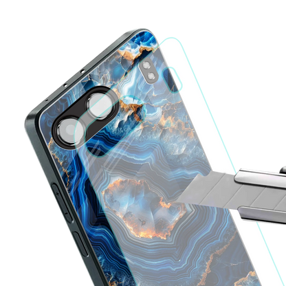 Sapphire Granite stylish phone case for oneplus nord 4 | glossy glass and slim fit