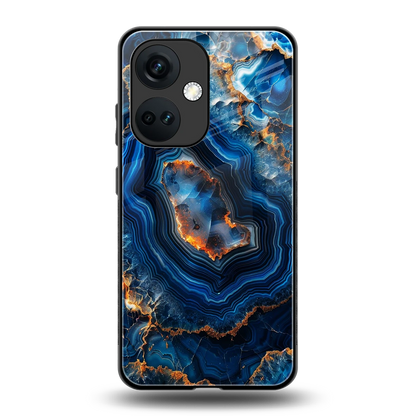Sapphire Granite back phone cover | glass case for oneplus nord ce 3