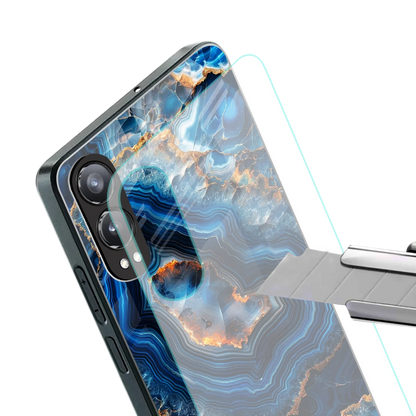 Sapphire Granite stylish phone case for oneplus nord ce 4 lite | glossy glass and slim fit