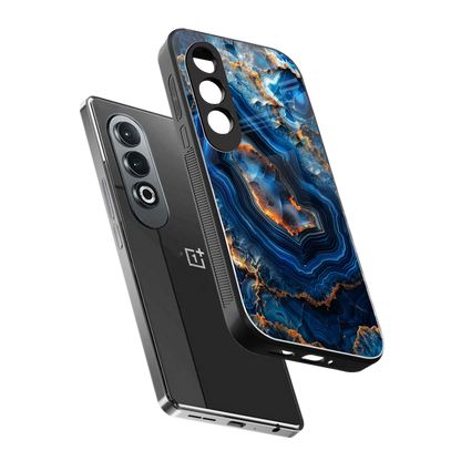Sapphire Granite sleek oneplus nord ce 4 cover with tempered glass back and TPU edges