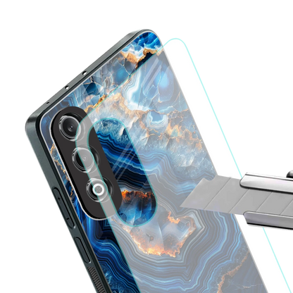 Sapphire Granite stylish phone case for oneplus nord ce 4 | glossy glass and slim fit