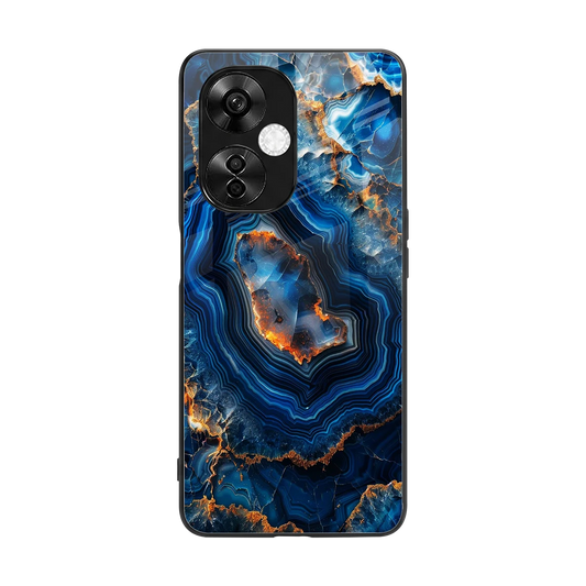 Sapphire Granite back phone cover | glass case for oneplus nord ce 3 lite