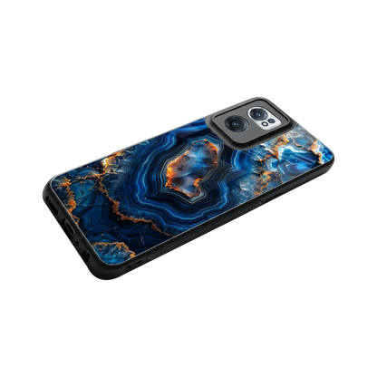 Sapphire Granite stylish phone case for oneplus nord ce 2 | glossy glass and slim fit