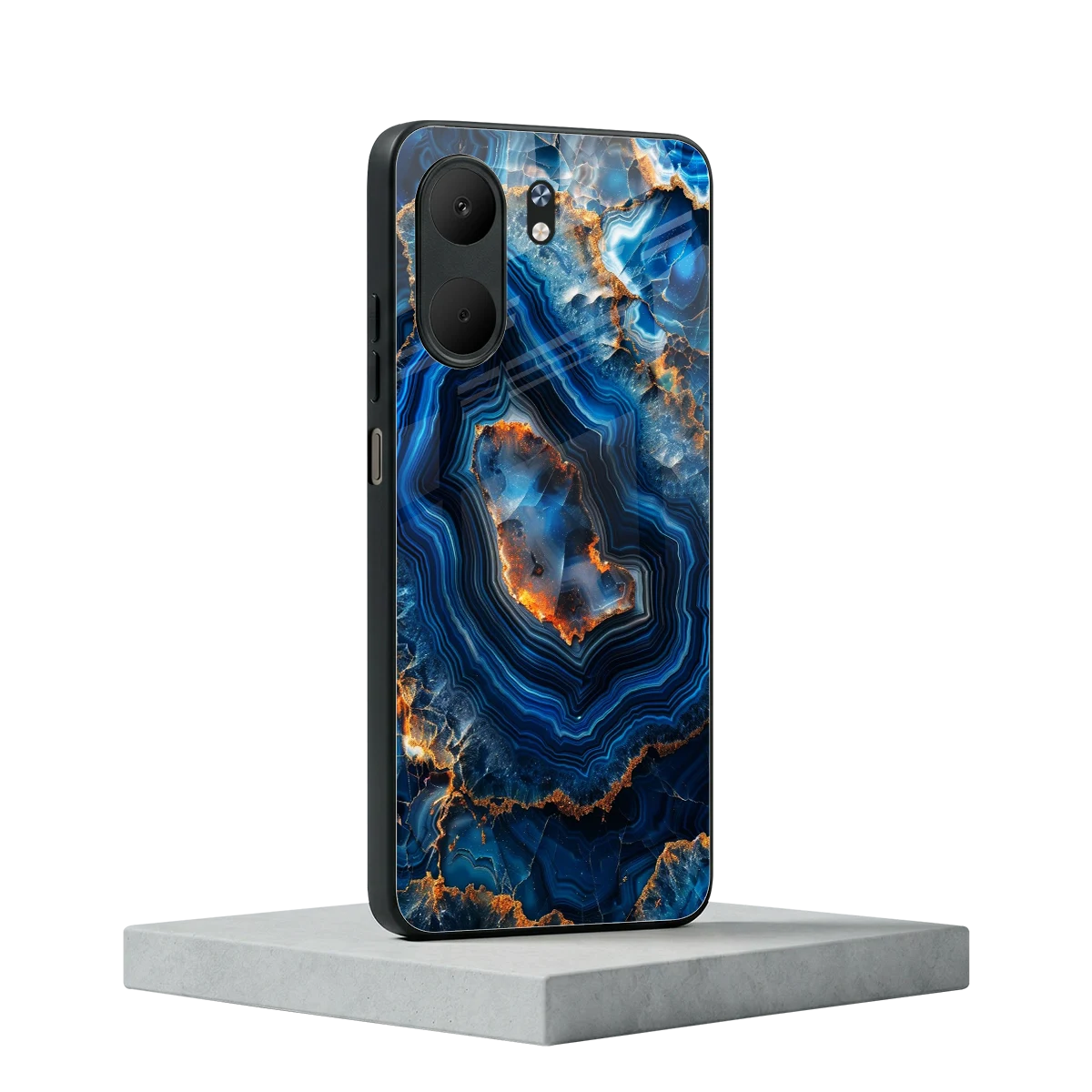 Sapphire Granite oppo a5x 5g mobile cover | shockproof glass phone case