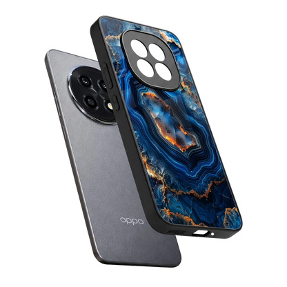 Sapphire Granite sleek oppo f29 pro 5g cover with tempered glass back and TPU edges