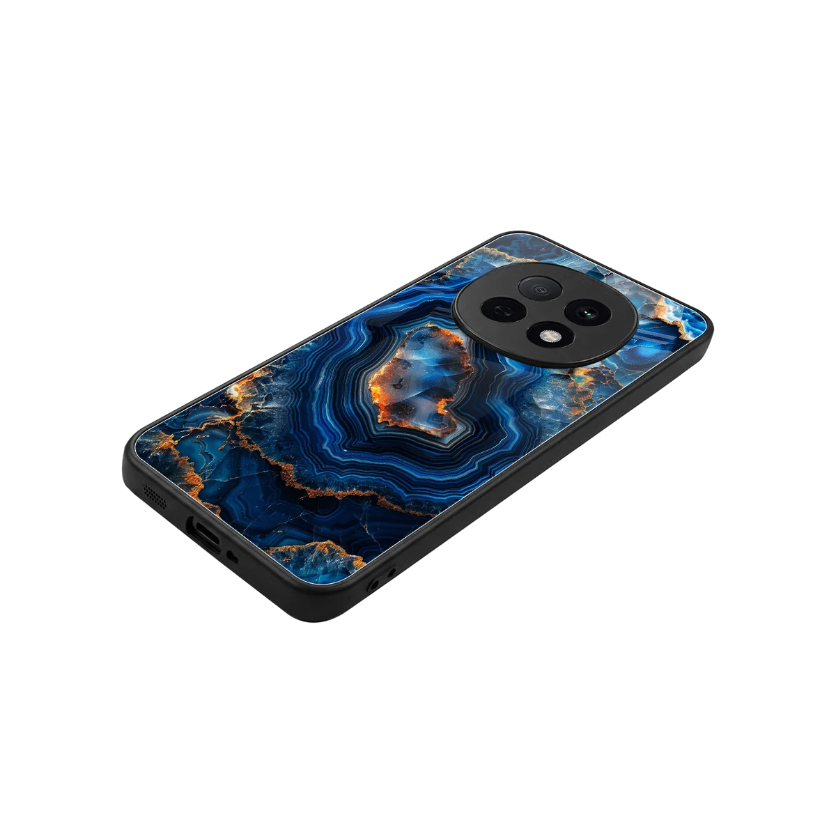 Sapphire Granite stylish phone case for oppo f29 pro 5g | glossy glass and slim fit