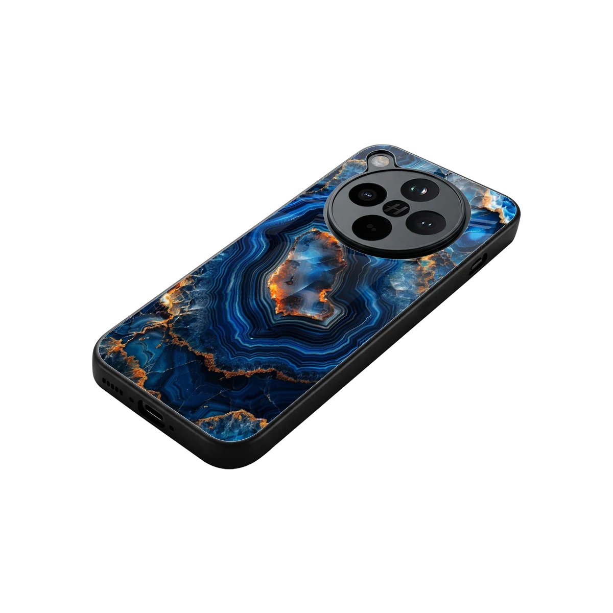 Sapphire Granite stylish phone case for oppo find x8 | glossy glass and slim fit