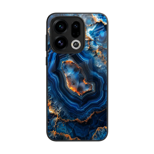 Sapphire Granite back phone cover | glass case for oppo find x9
