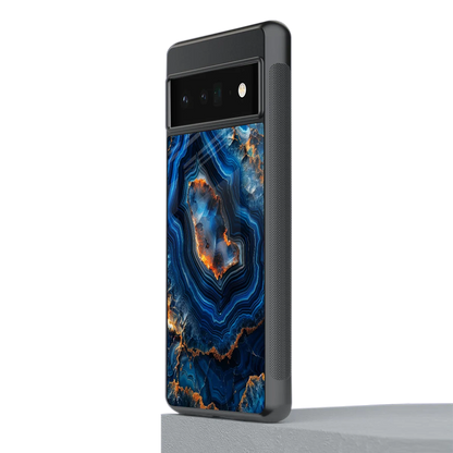Sapphire Granite stylish phone case for google pixel 6 pro | glossy glass and slim fit