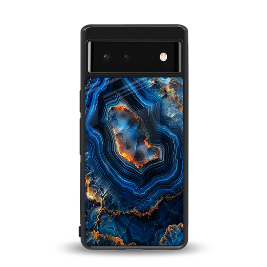 Sapphire Granite back phone cover | glass case for google pixel 6