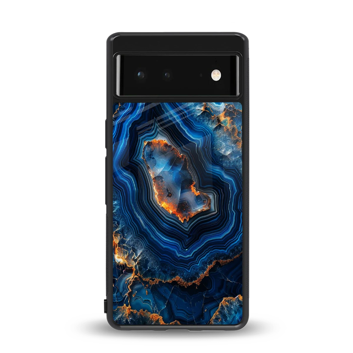 Sapphire Granite back phone cover | glass case for google pixel 6a