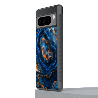 Sapphire Granite stylish phone case for google pixel 8 pro | glossy glass and slim fit