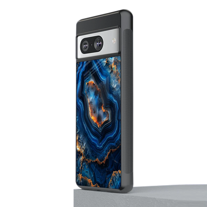 Sapphire Granite stylish phone case for google pixel 8 | glossy glass and slim fit