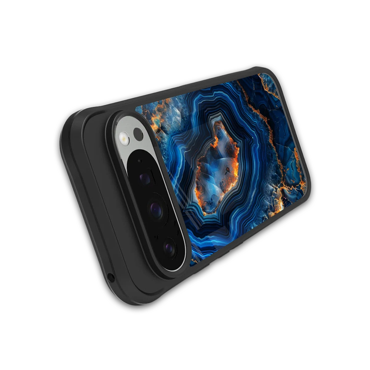 Sapphire Granite stylish phone case for google pixel 9 pro | glossy glass and slim fit