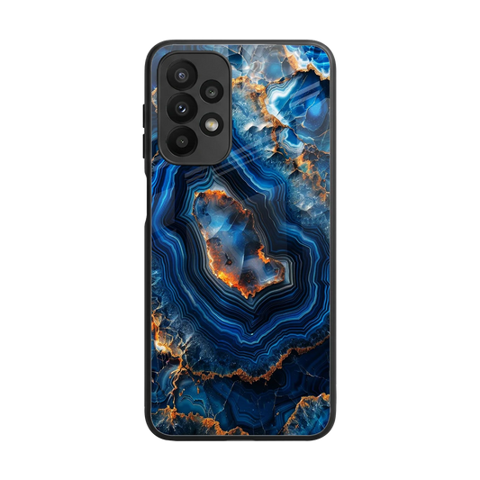 Sapphire Granite back phone cover | glass case for samsung galaxy a23