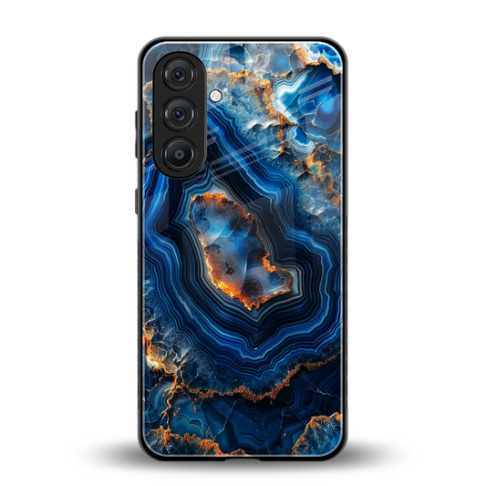 Sapphire Granite back phone cover | glass case for samsung galaxy m35 5g