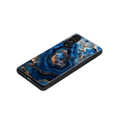 Sapphire Granite stylish phone case for samsung galaxy a55 5g | glossy glass and slim fit