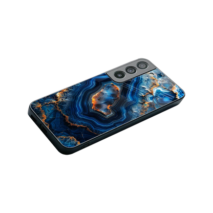 Sapphire Granite stylish phone case for samsung galaxy s22 | glossy glass and slim fit