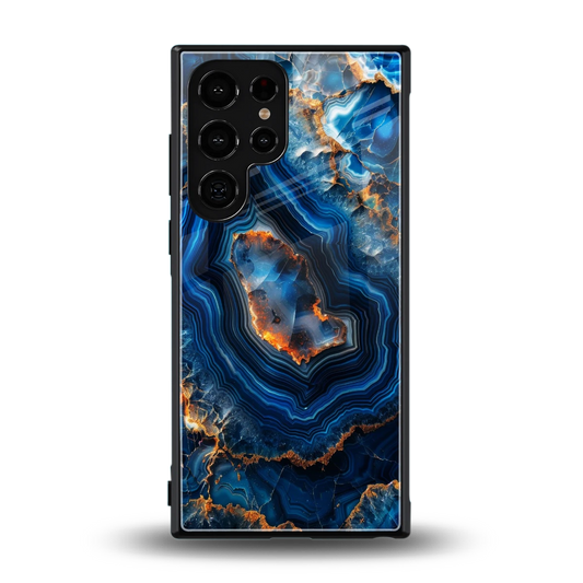 Sapphire Granite back phone cover | glass case for samsung galaxy s24 ultra