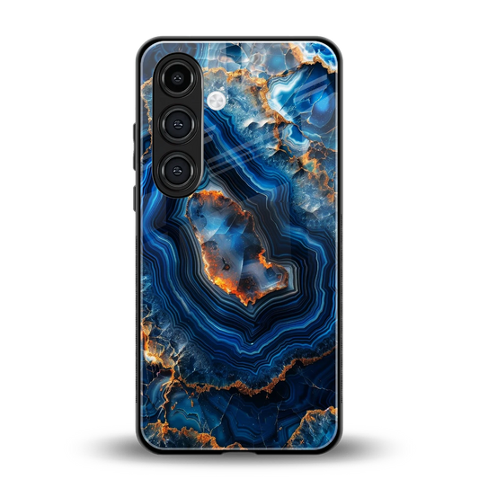 Sapphire Granite back phone cover | glass case for samsung galaxy s25 fe