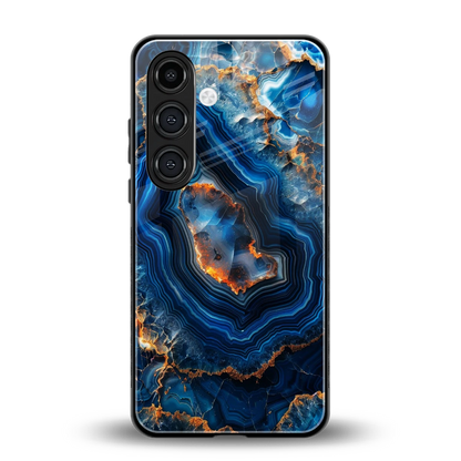 Sapphire Granite back phone cover | glass case for samsung galaxy s24 fe