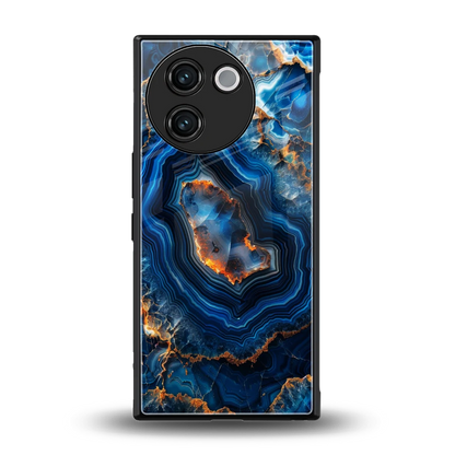 Sapphire Granite back phone cover | glass case for vivo v30e