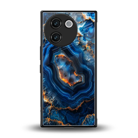 Sapphire Granite back phone cover | glass case for vivo v30e