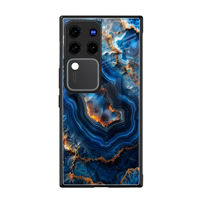 Sapphire Granite back phone cover | glass case forvivo v30 pro