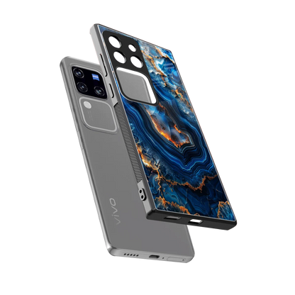 Sapphire Granite sleekvivo v30 pro cover with tempered glass back and TPU edges