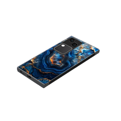 Sapphire Granite stylish phone case for vivo v30 | glossy glass and slim fit