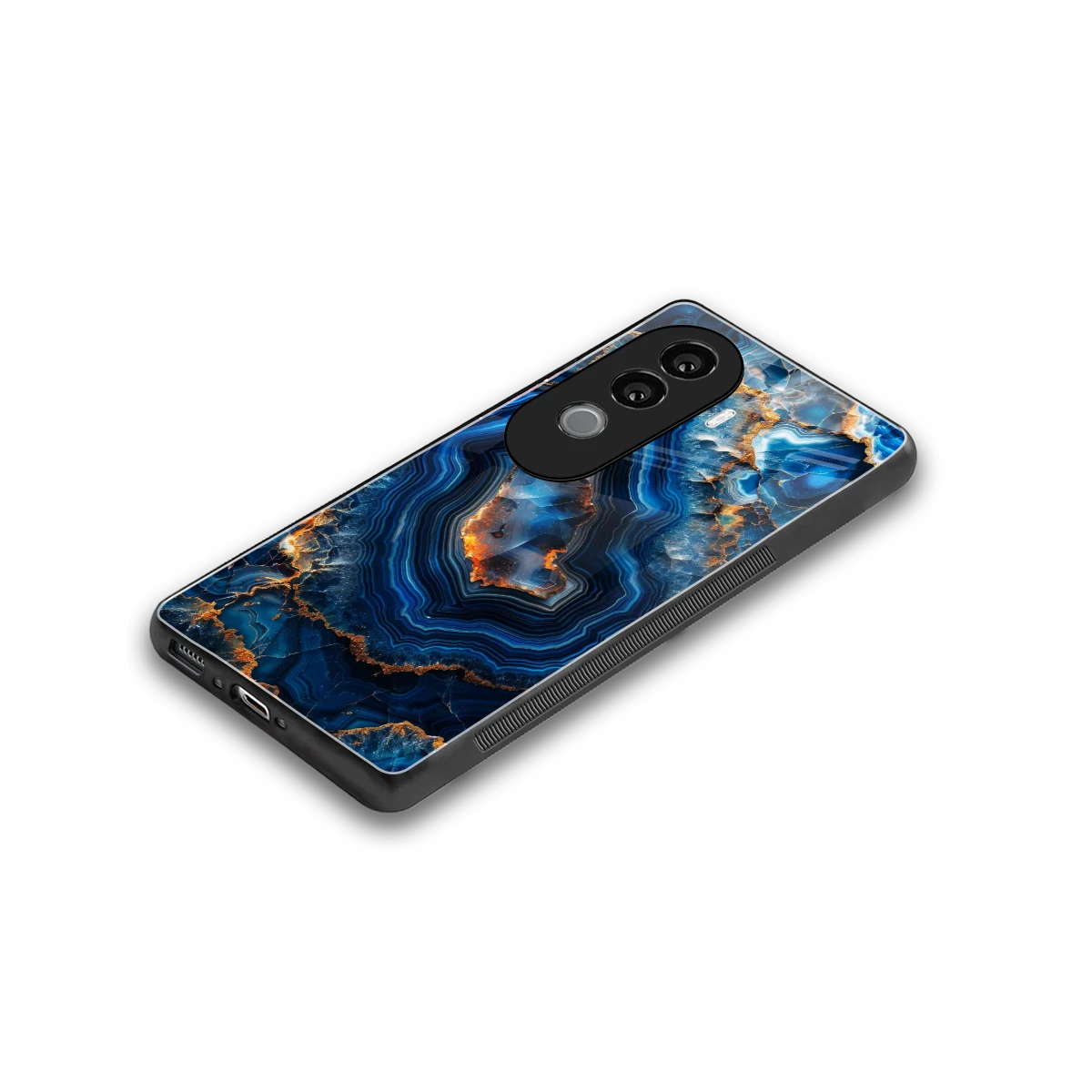 Sapphire Granite stylish phone case for vivo v40e | glossy glass and slim fit