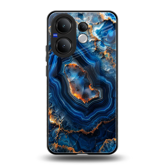 Sapphire Granite back phone cover | glass case for vivo v60