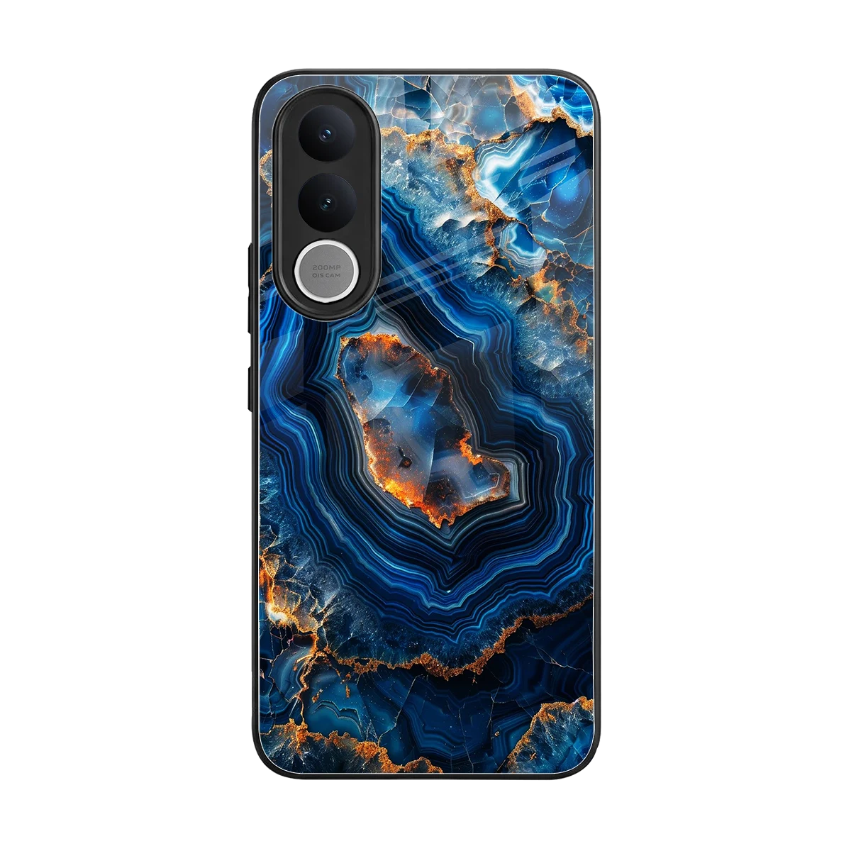 Sapphire Granite back phone cover | glass case for vivo v70 fe