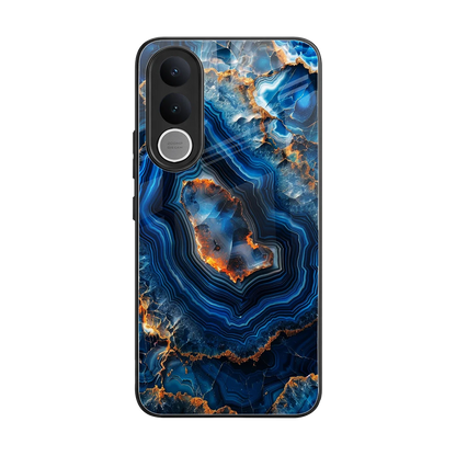 Sapphire Granite back phone cover | glass case for vivo v70 fe