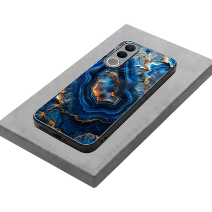 Sapphire Granite stylish phone case for vivo v70 fe | glossy glass and slim fit