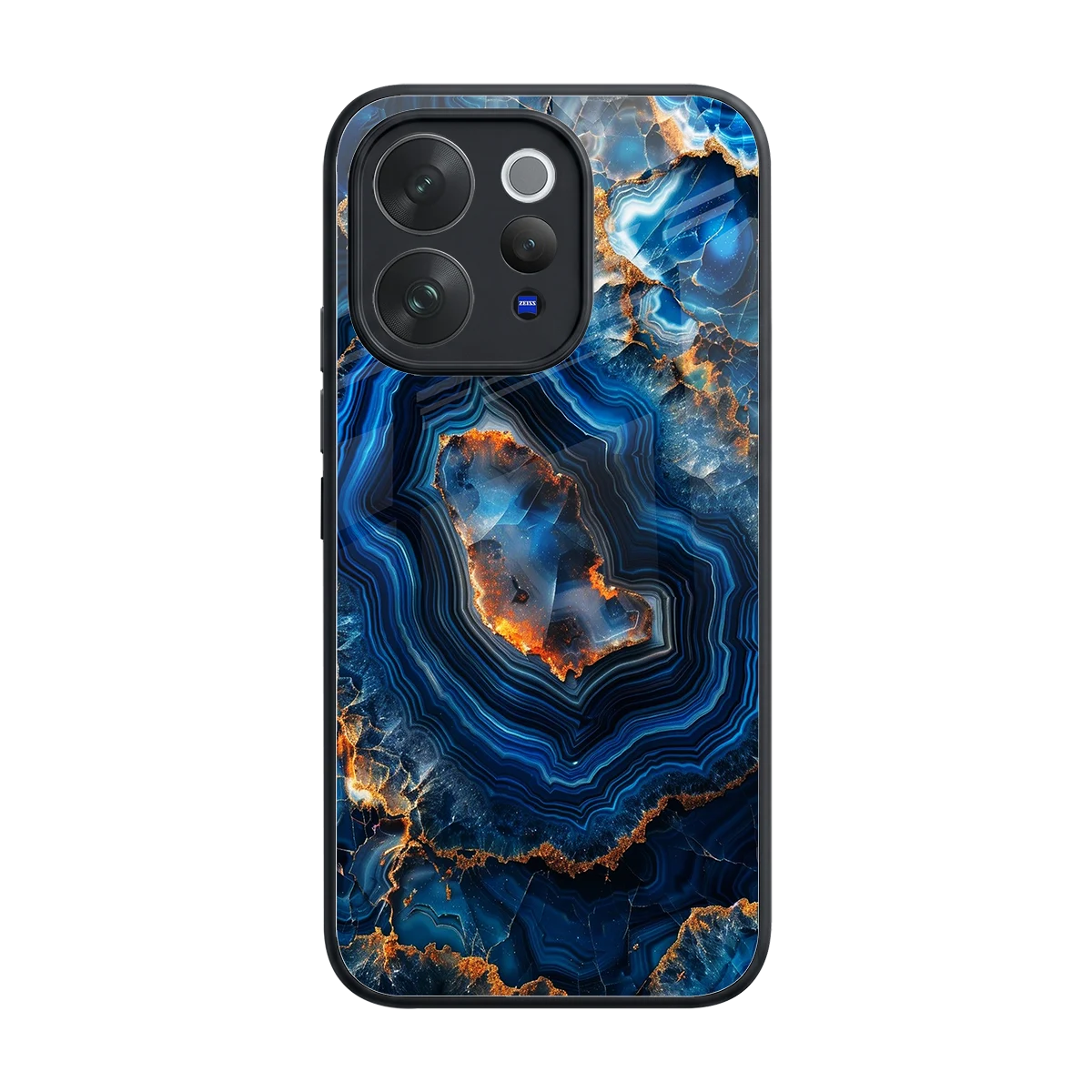 Sapphire Granite back phone cover | glass case for vivo v70 elite