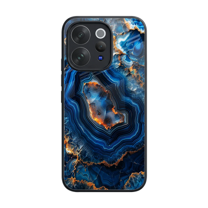 Sapphire Granite back phone cover | glass case for vivo v70 elite