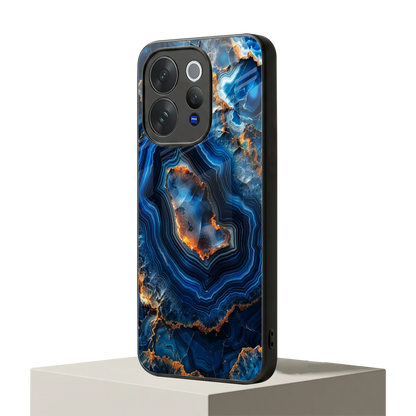 Sapphire Granite vivo v70 elite mobile cover | shockproof glass phone case