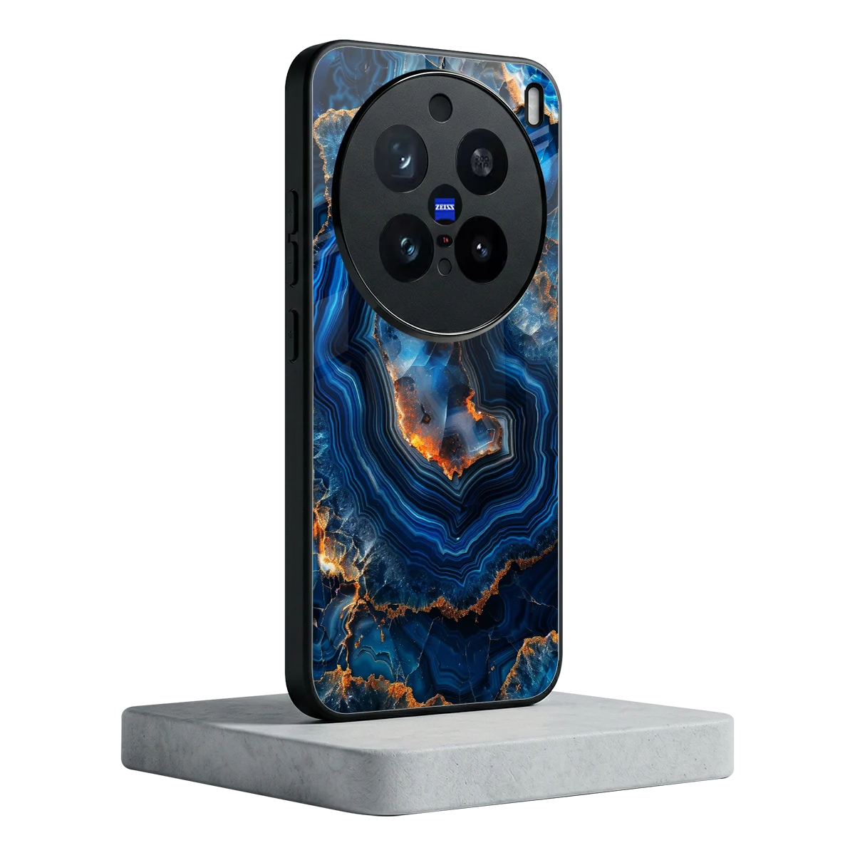 Sapphire Granite vivo x200 pro mobile cover | shockproof glass phone case