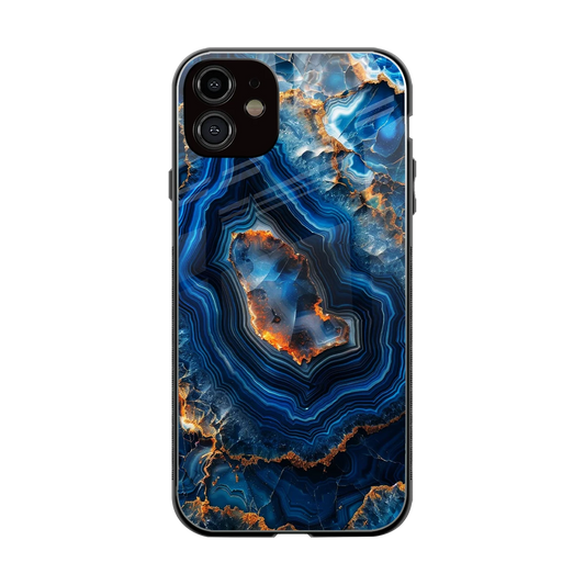 Sapphire Granite back phone cover | glass case for iphone 12