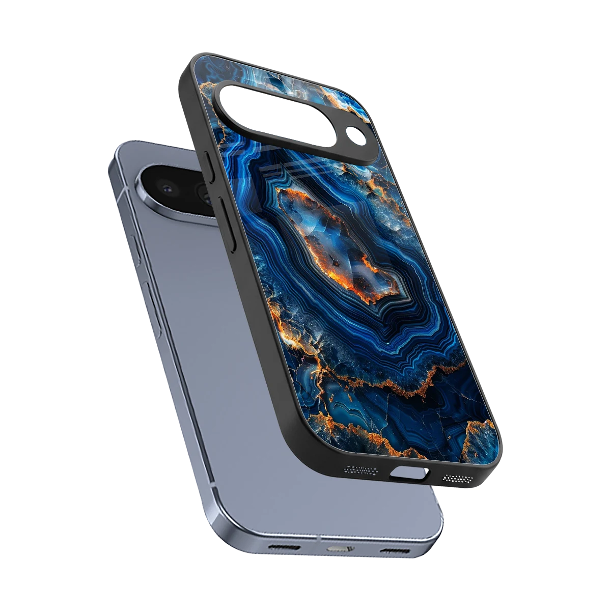 Sapphire Granite sleek google pixel 10 cover with tempered glass back and TPU edges
