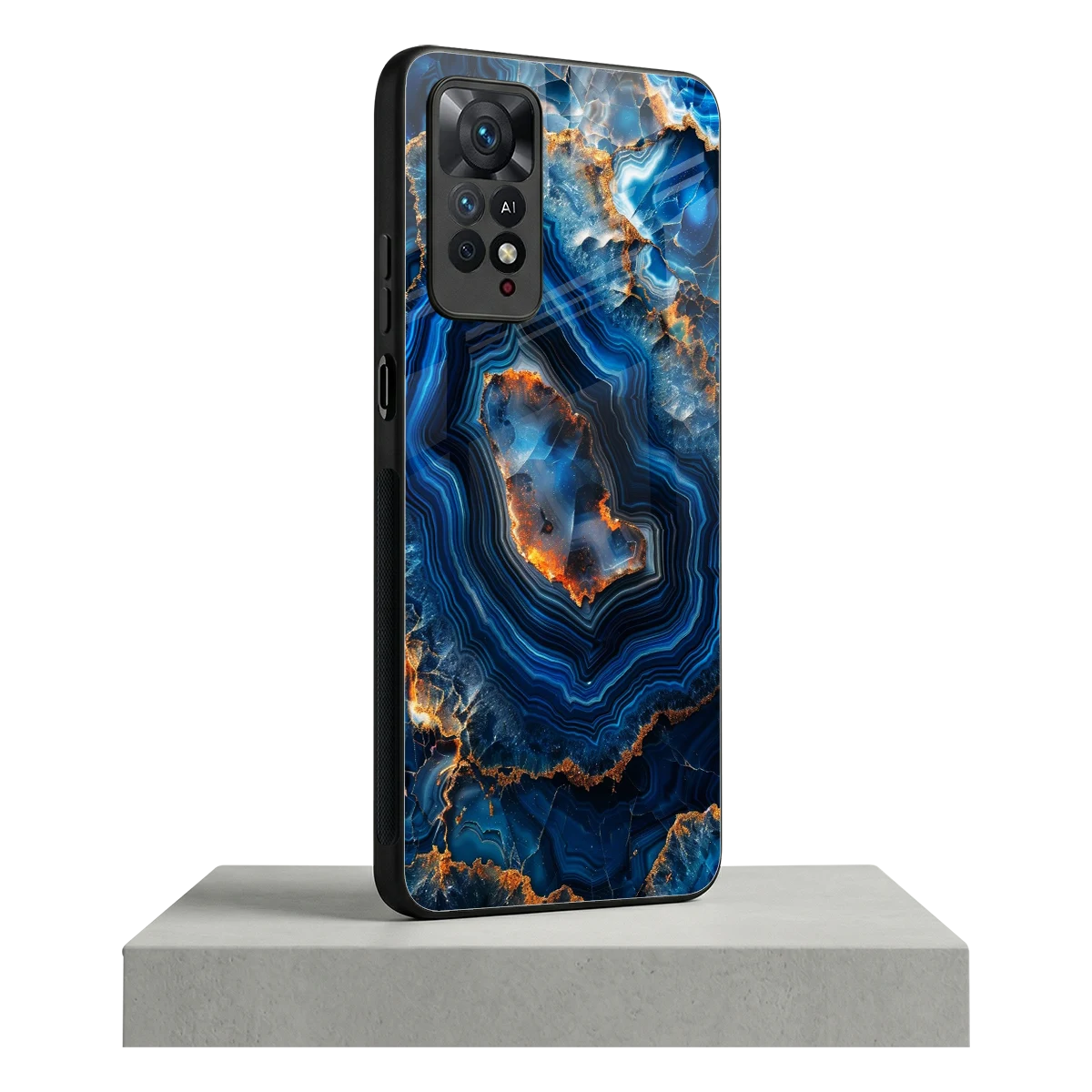 Sapphire Granite redmi note 11 pro mobile cover | shockproof glass phone case